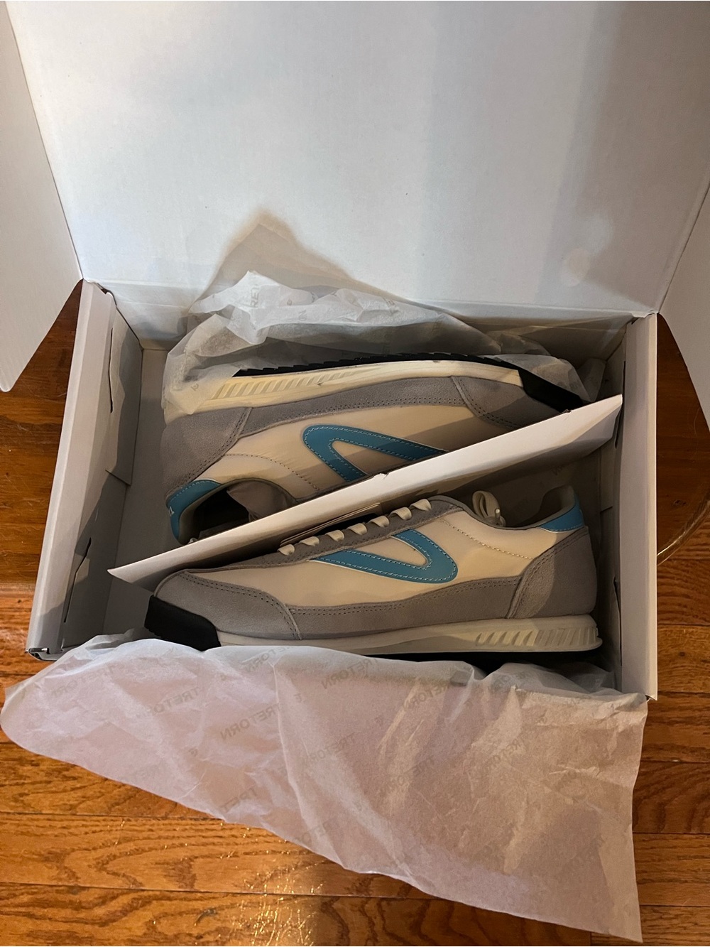 Tretorn Rawlins 2.0 in Carolina blue, size 7, NIB - Picture 5 of 11